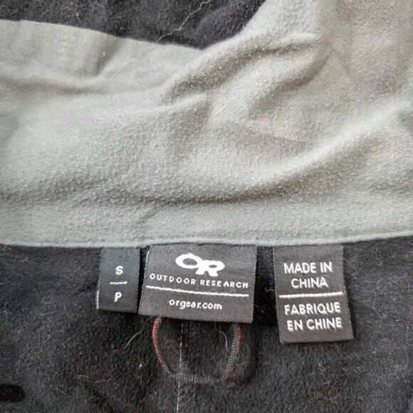 Outdoor Research Men Size Small Black Mithril Soft Shell Hooded Jacket - Picture 8 of 9